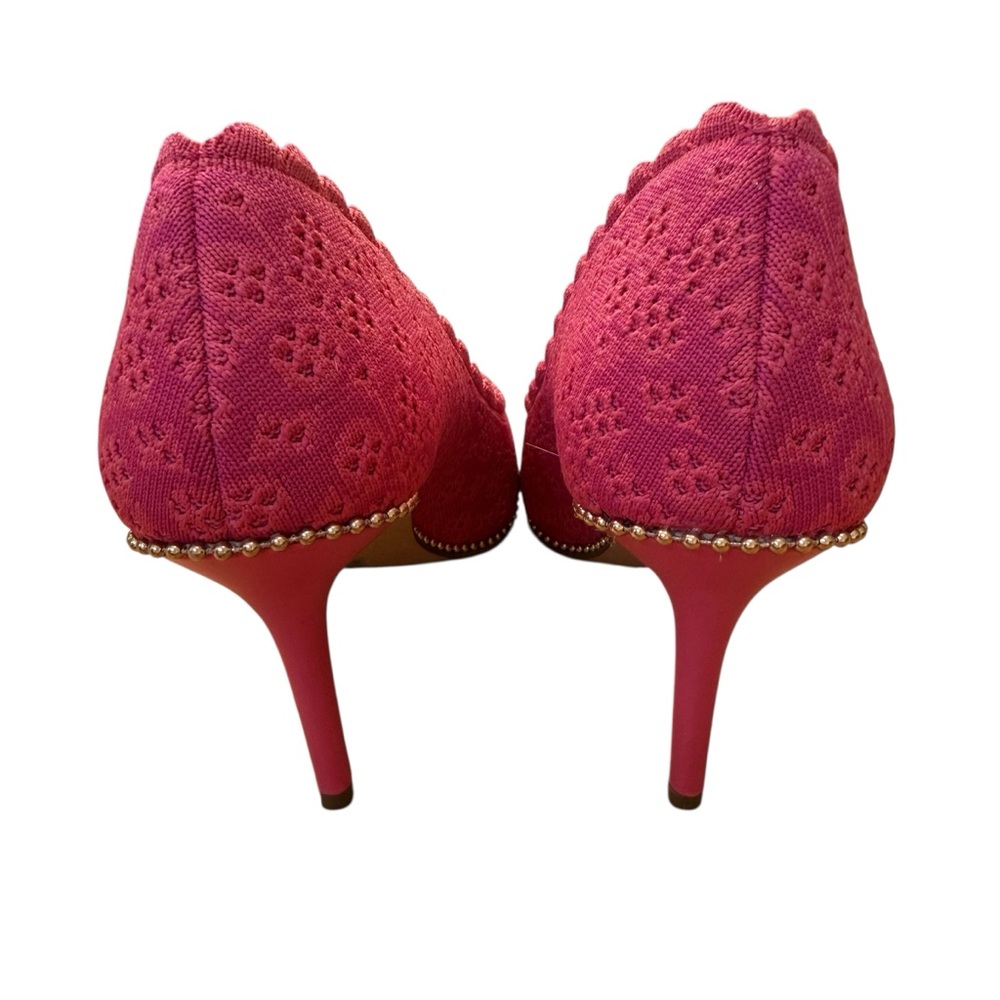 Coach Waverly Pink and Orange Stiletto Heels - Picture 7 of 8